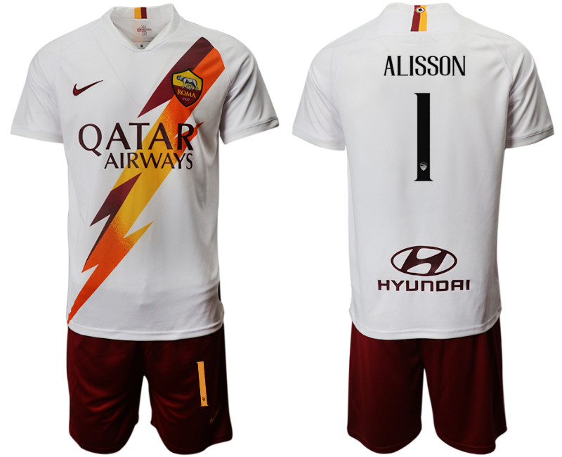 2019 20 Roma 1 LISSON Away Soccer Jersey