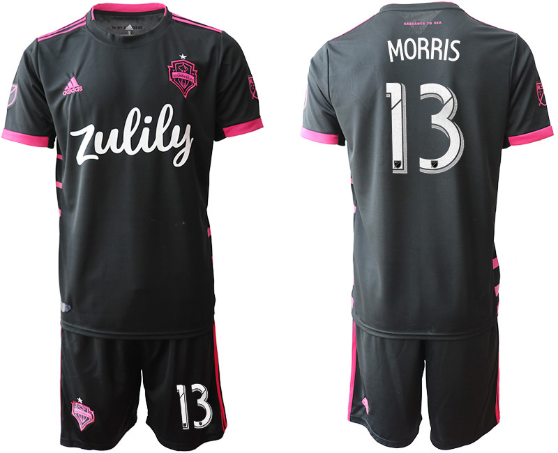 2019 20 Seattle Sounders 13 MORRIS Away Soccer Jersey