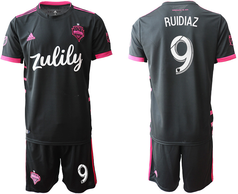 2019 20 Seattle Sounders 9 RUIDIAZ Away Soccer Jersey