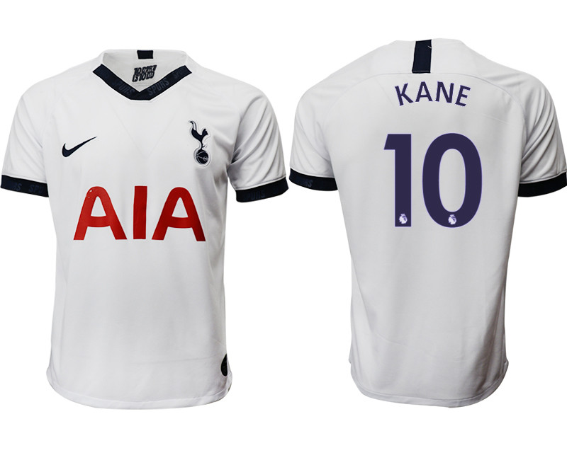 2019 20 Tottenham Hotspur 10 KANE Home Thailand Soccer Jersey