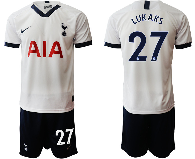 2019 20 Tottenham Hotspur 27 LUKAKS Home Soccer Jersey