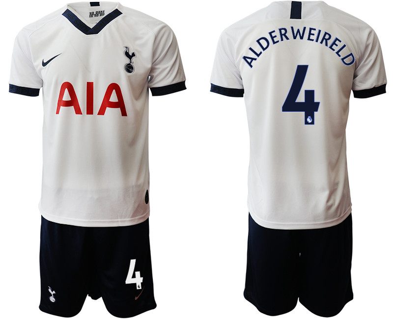 2019 20 Tottenham Hotspur 4 ALDERWEIRELD Home Soccer Jersey