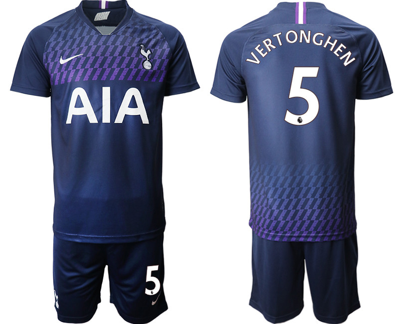 2019 20 Tottenham Hotspur 5 VERTONGHEN Away Soccer Jersey