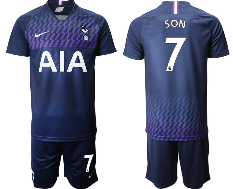 2019 20 Tottenham Hotspur 7 SON Away Soccer Jersey