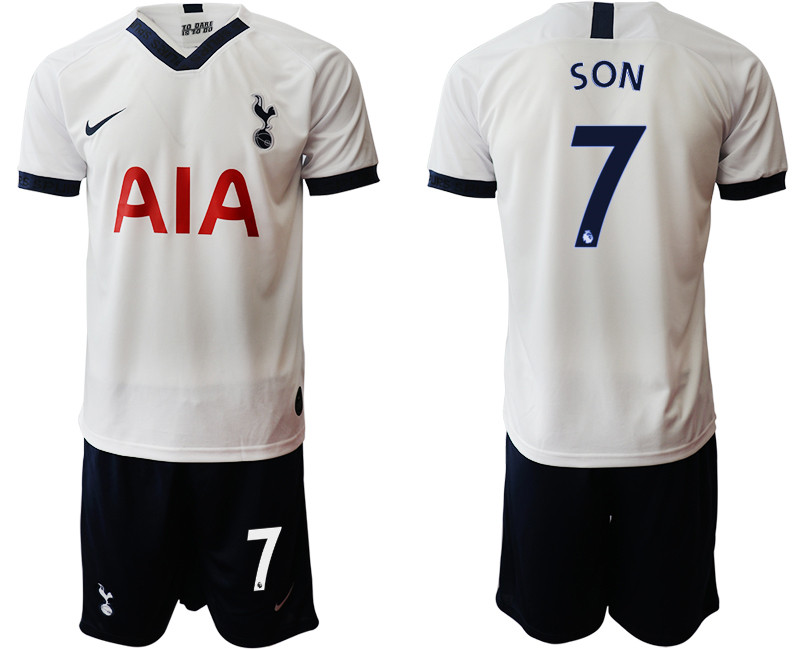 2019 20 Tottenham Hotspur 7 SON Home Soccer Jersey