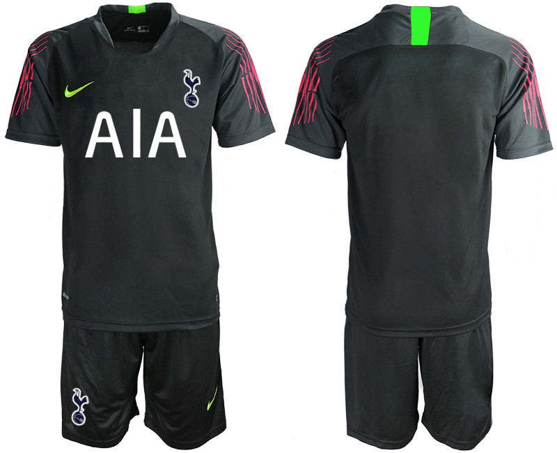 2019 20 Tottenham Hotspur Football Club Black Goalkeeper Soccer Jersey