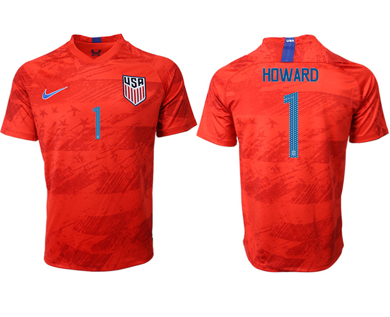 2019 20 USA 1 HOWARD Away Thailand Soccer Jersey