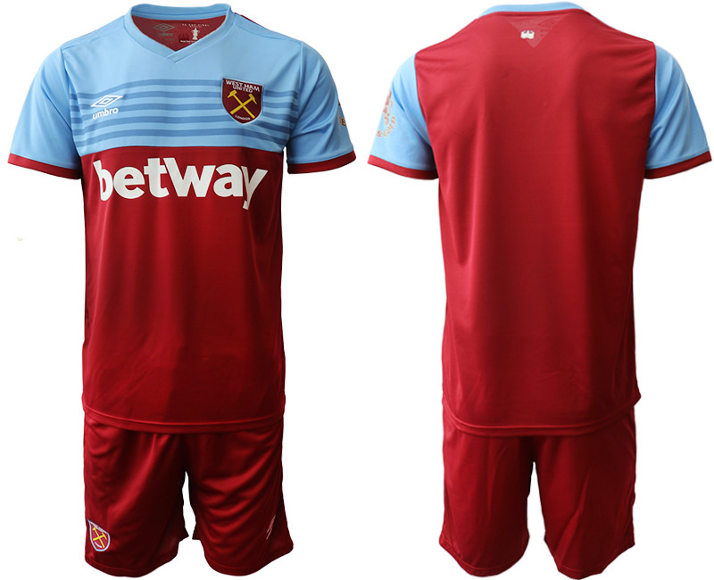 2019 20 West Ham United Home Soccer Jersey