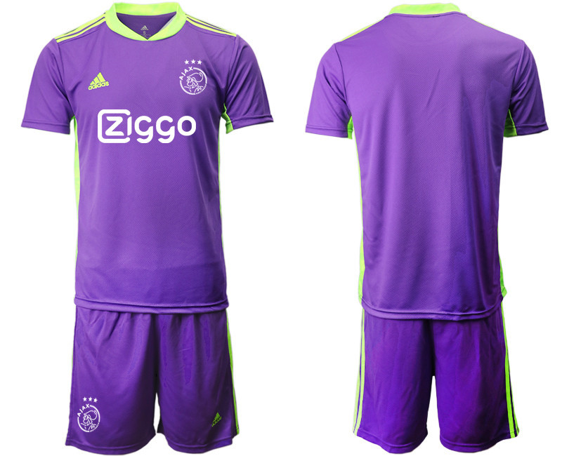 2020 21 AFC Ajax Purple Goalkeeper Soccer Jersey