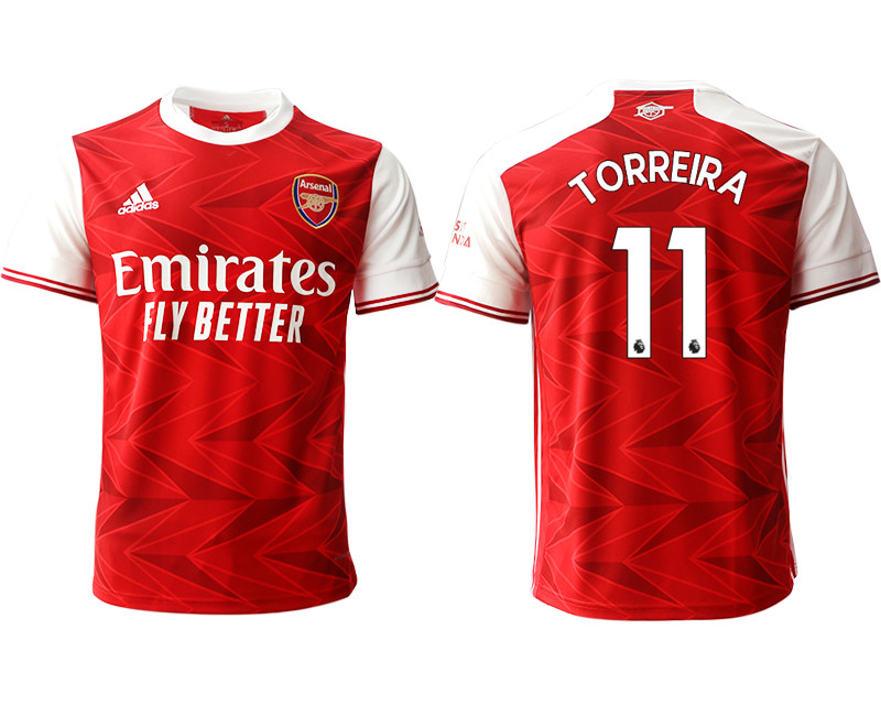 2020 21 Arsenal 11 TORREIRA Home Thailand Soccer Jersey