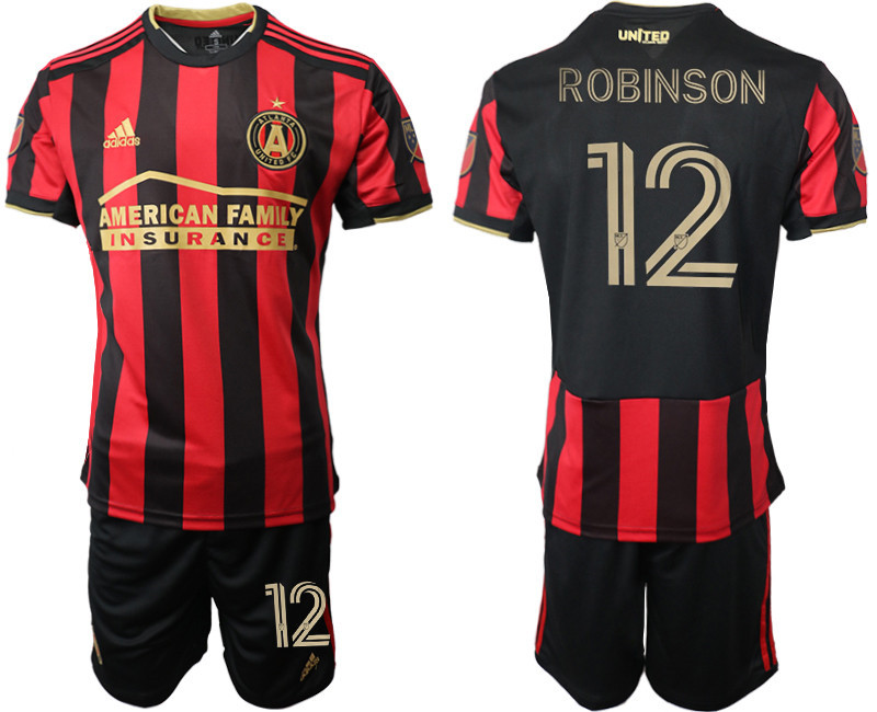 2020 21 Atlanta United FC 12 ROBINSON Home Soccer Jersey