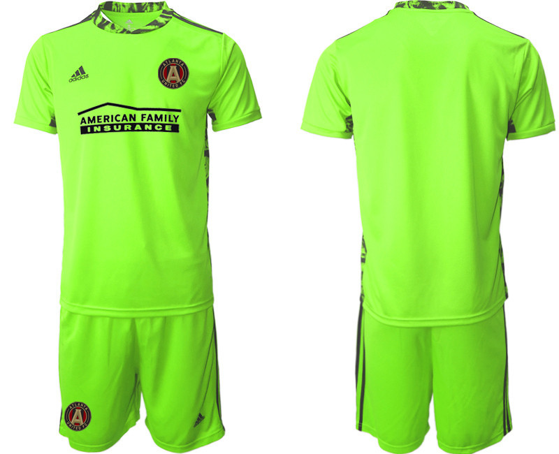 2020 21 Atlanta United FC Fluorescent Green Goalkeeper Soccer Jersey