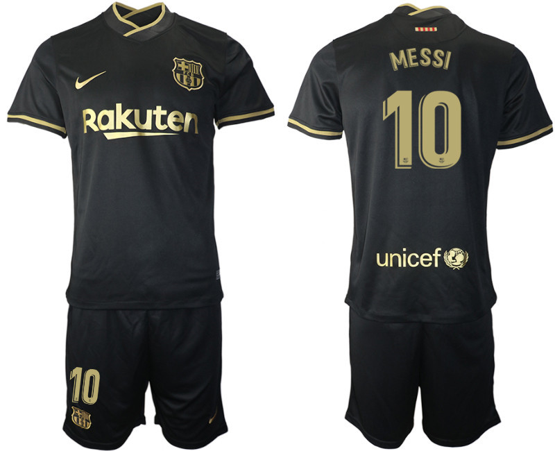 2020 21 Barcelona 10 MESSI Away Soccer Jersey