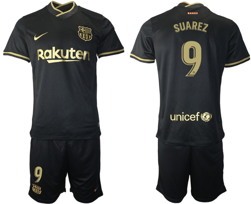 2020 21 Barcelona 9 SUAREZ Away Soccer Jersey