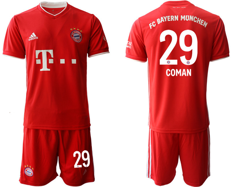 2020 21 Bayern Munich 29 COMAN Home Soccer Jersey