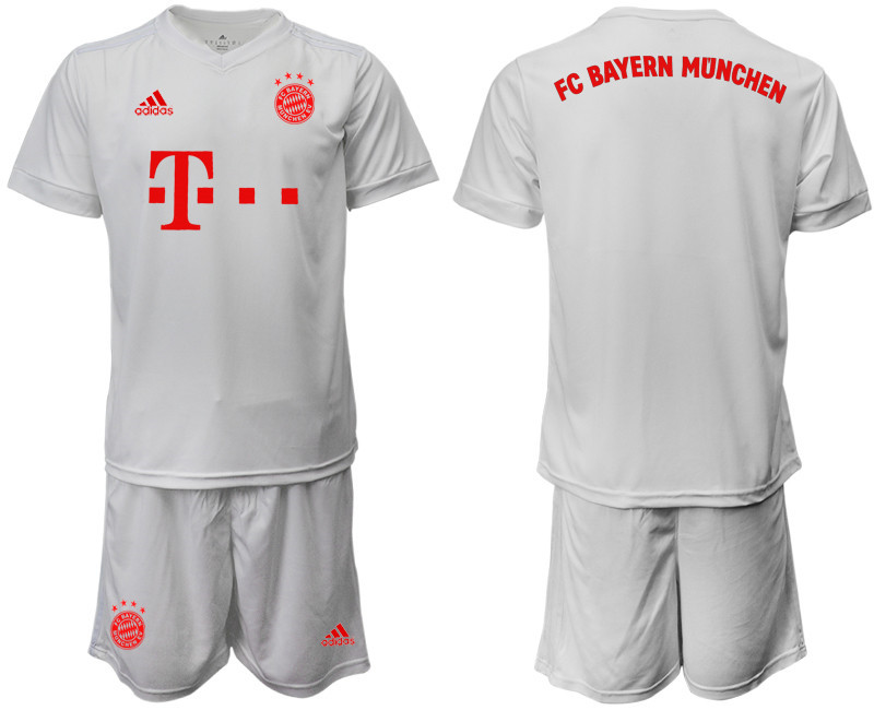 2020 21 Bayern Munich Away White Soccer Jersey