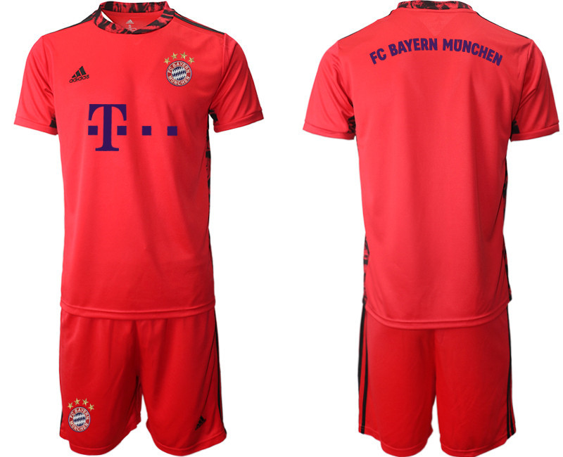 2020 21 Bayern Munich Red Goalkeeper Soccer Jersey