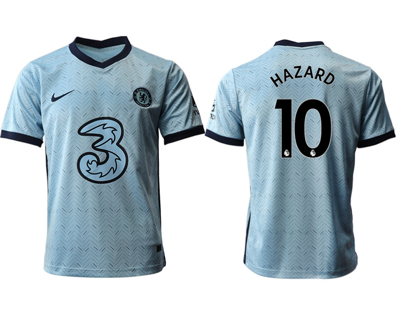 2020 21 Chelsea 10 HAZARD Away Thailand Soccer Jersey