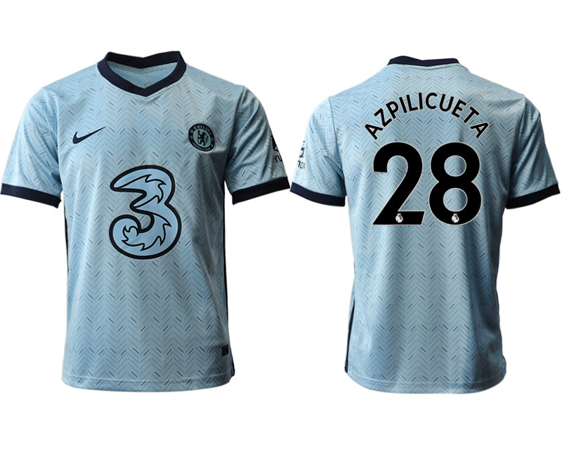 2020 21 Chelsea 28 AZPILICUETA Away Thailand Soccer Jersey