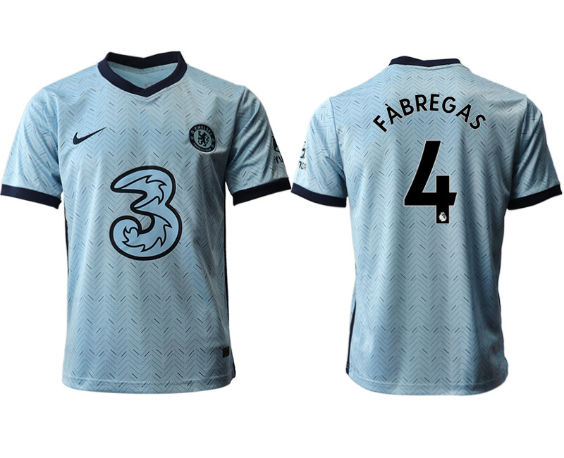 2020 21 Chelsea 4 FABREGAS Away Thailand Soccer Jersey