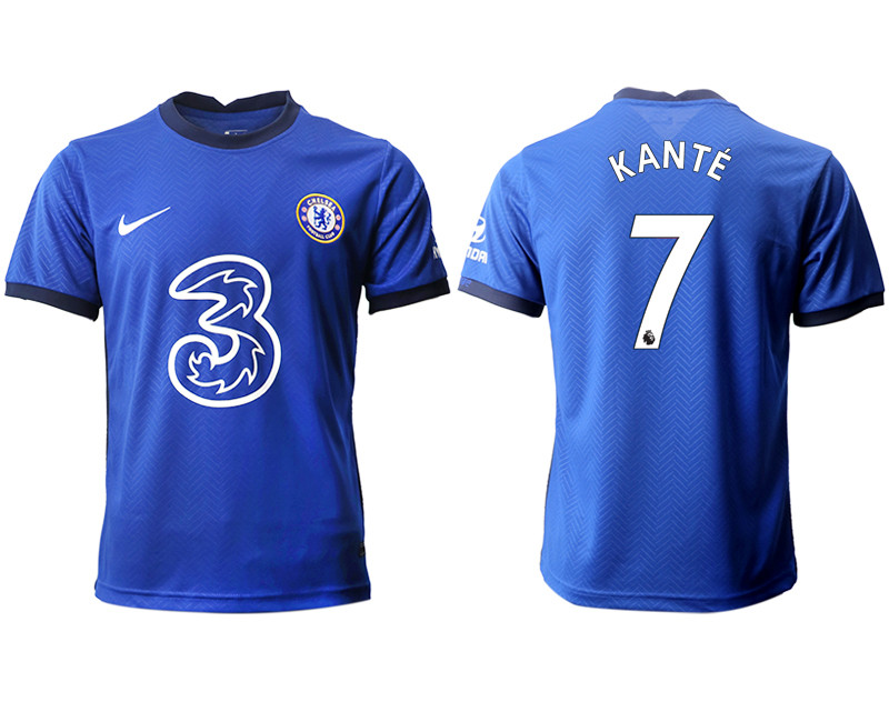 2020 21 Chelsea 7 KANTE Home Thailand Soccer Jersey