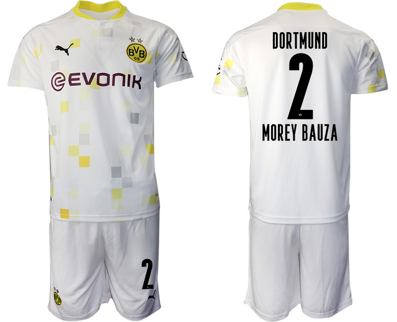 2020 21 Dortmund 2 MOREY BAUZA Third Away Soccer Jersey