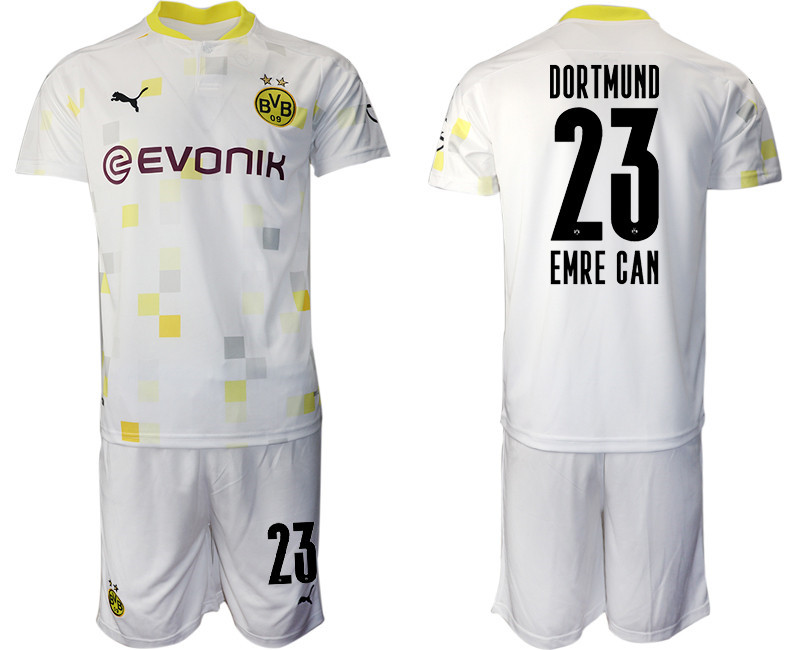 2020 21 Dortmund 23 EMRE CAN Third Away Soccer Jersey