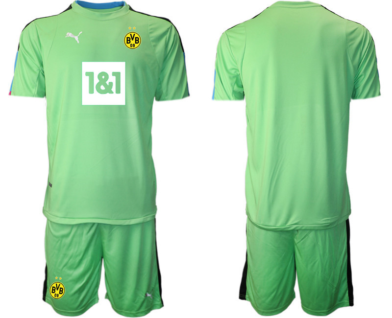 2020 21 Dortmund Fruit Green Goalkeeper Soccer Jersey