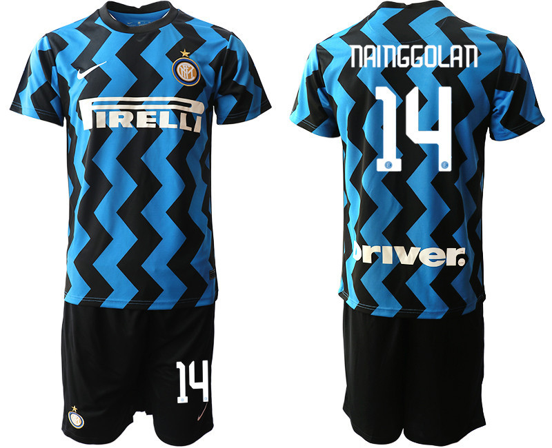 2020 21 Inter Milan 14 NAINGGOLAN Home Soccer Jersey