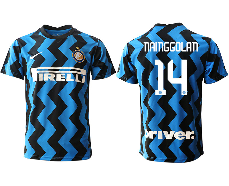 2020 21 Inter Milan 14 NAINGGOLAN Home Thailand Soccer Jersey
