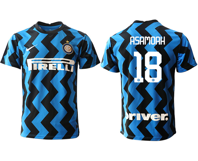 2020 21 Inter Milan 18 ASAMOAH Home Thailand Soccer Jersey