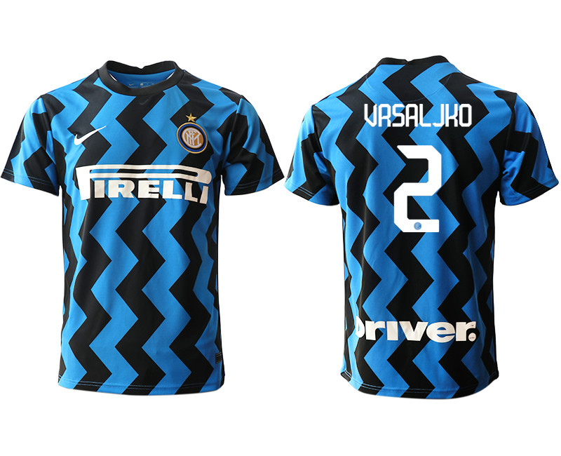 2020 21 Inter Milan 2 URSALJKO Home Thailand Soccer Jersey