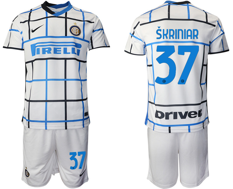 2020 21 Inter Milan 37 SKRINIAR Away Soccer Jersey