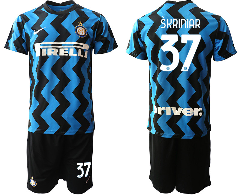 2020 21 Inter Milan 37 SKRINIAR Home Soccer Jersey