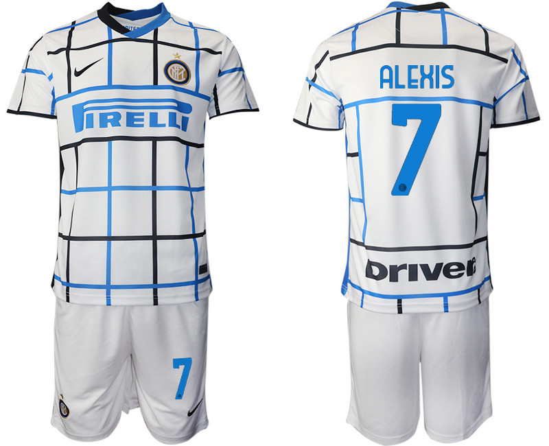 2020 21 Inter Milan 7 ALEXIS Away Soccer Jersey