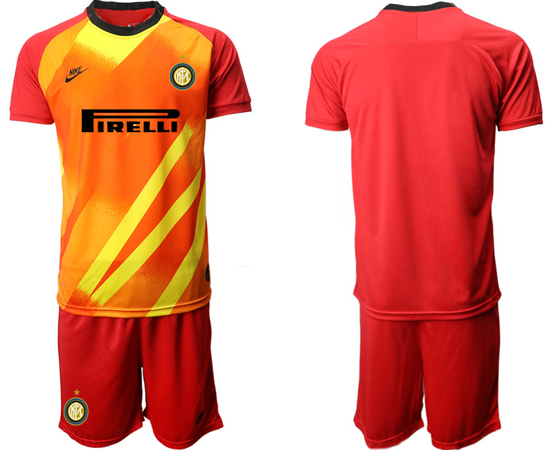 2020 21 Inter Milan Red Goalkeeper Soccer Jersey
