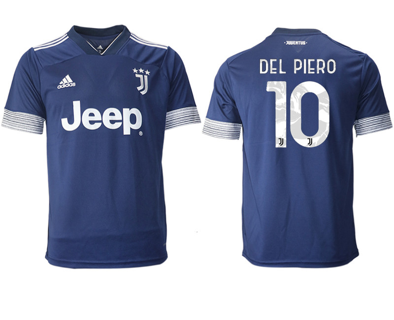 2020 21 Juventus 10 DEL PIERO Away Thailand Soccer Jersey