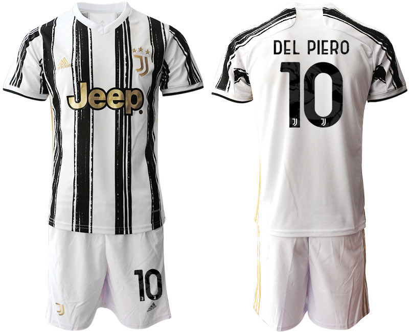 2020 21 Juventus 10 DEL PIERO Home Soccer Jersey