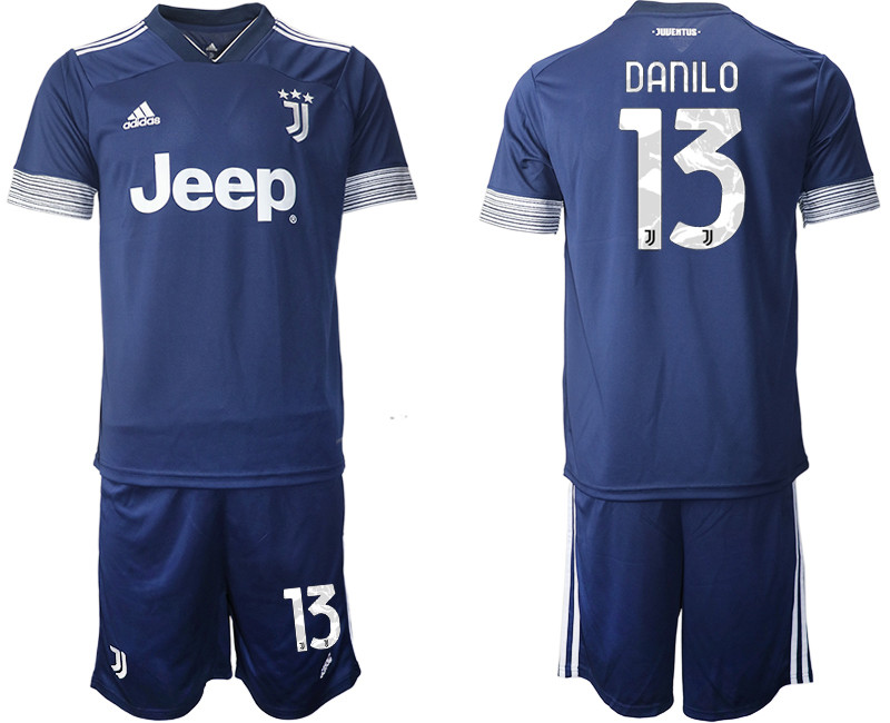 2020 21 Juventus 13 DANILO Away Soccer Jersey