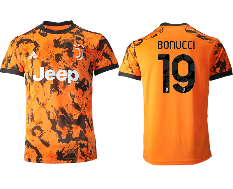 2020 21 Juventus 19 BONUCCI Third Thailand Soccer Jersey