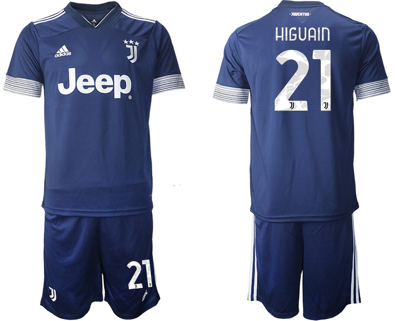 2020 21 Juventus 21 HIGUAIN Away Soccer Jersey