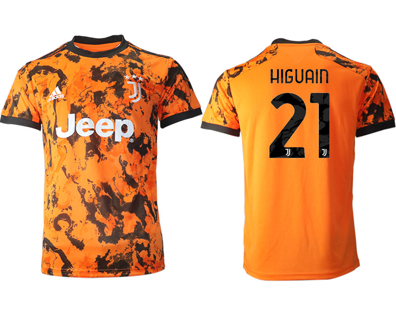 2020 21 Juventus 21 HIGUAIN Third Thailand Soccer Jersey