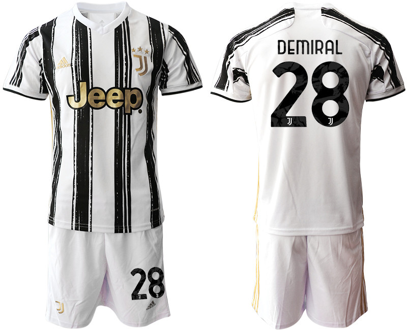 2020 21 Juventus 28 DEMIRAL Home Soccer Jersey