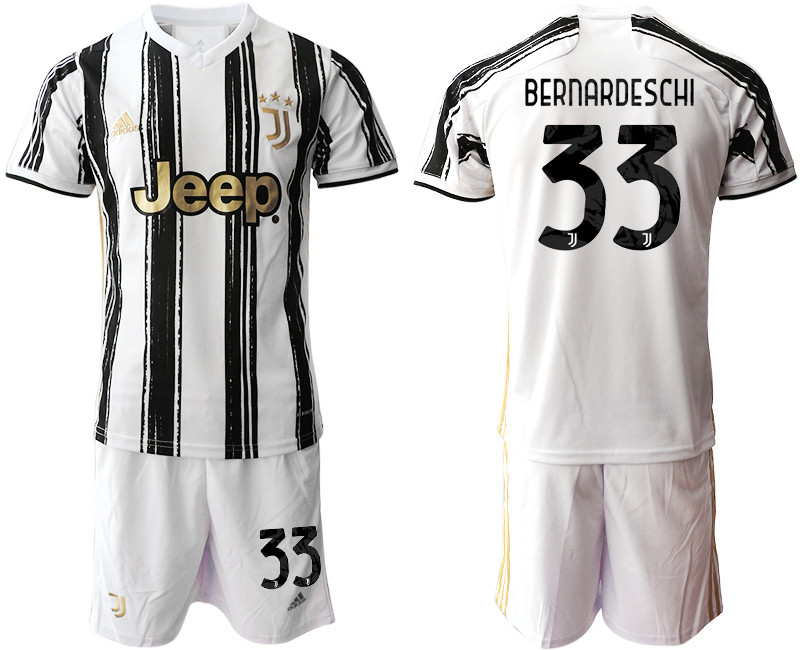 2020 21 Juventus 33 BERNARDESCHI Home Soccer Jersey