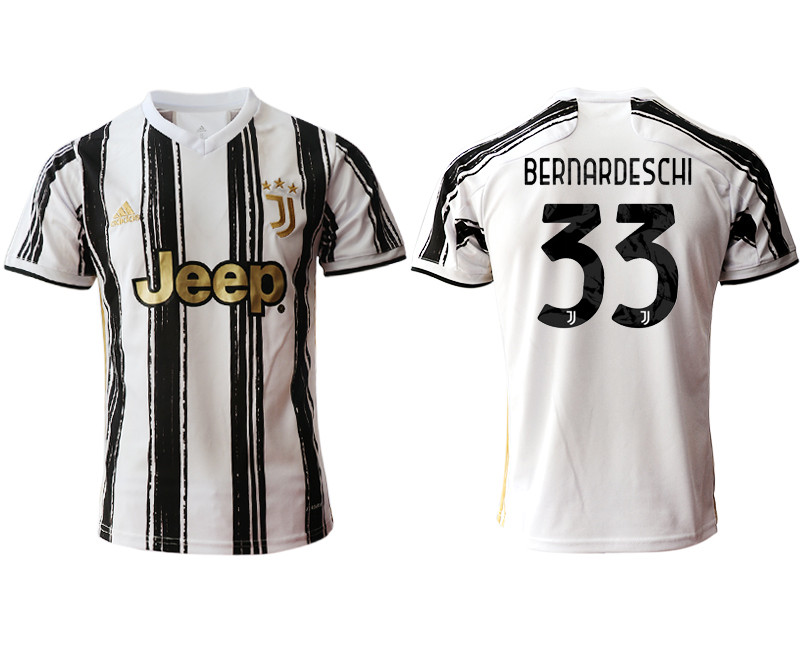 2020 21 Juventus 33 BERNARDESCHI Home Thailand Soccer Jersey