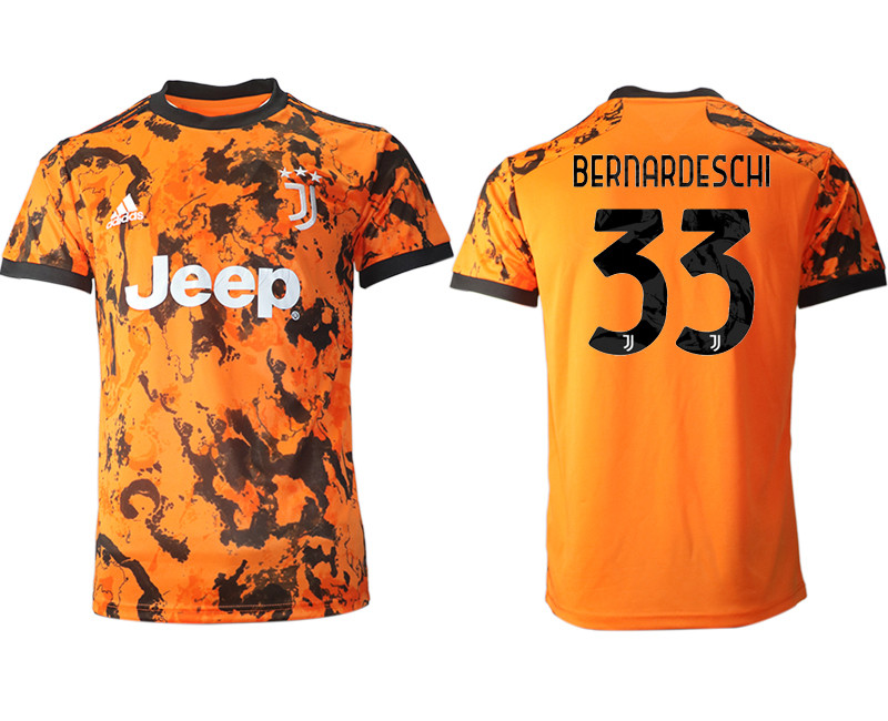 2020 21 Juventus 33 BERNARDESCHI Third Thailand Soccer Jersey