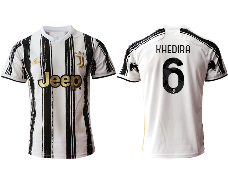 2020 21 Juventus 6 KHEDIRA Home Thailand Soccer Jersey