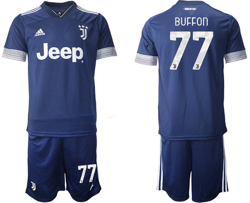 2020 21 Juventus 77 BUFFON Away Soccer Jersey