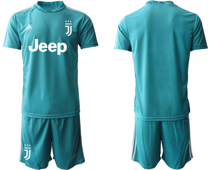 2020 21 Juventus Blue Goalkeeper Soccer Jersey