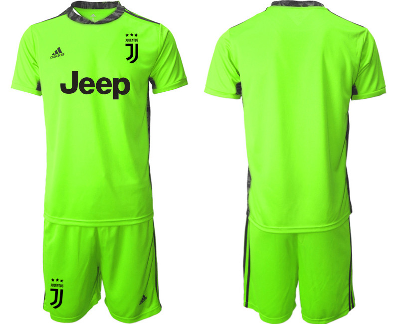 2020 21 Juventus Fluorescent Green Goalkeeper Soccer Jersey